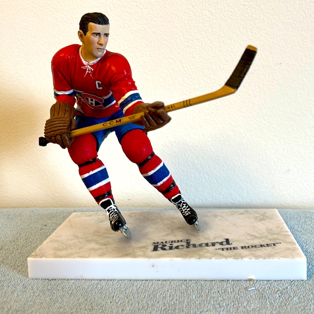 Maurice Richard McFarlane 6” figurine circa 2008